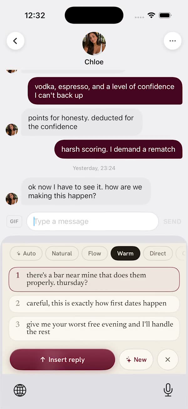 Replr replying in dating mode